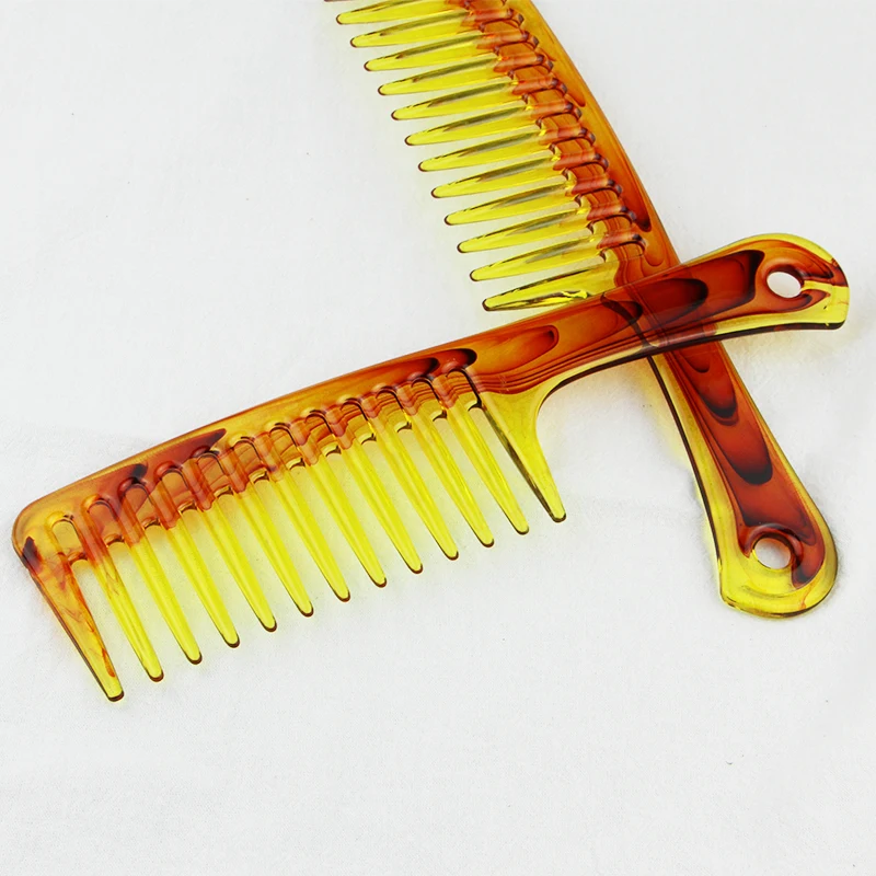 

Masterlee Brand Wholesale Big ABS Plastic Hair Comb amber wide tooth comb for everyone, Max