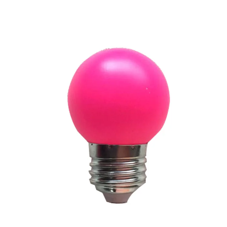 LED colour bulb colourful outdoor waterproof lamp E27 small ball bulb 3W red lantern decorative lamp
