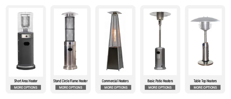 Patio Heater, Stainless, Steel - detail 2