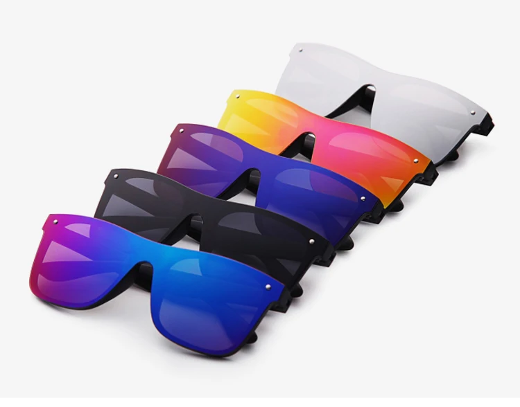 

Tide Unisex Mirror Rimless China Sunglasses Custom Logo UV400 Shades Polarized Lens 2020 Mens Sun Glasses