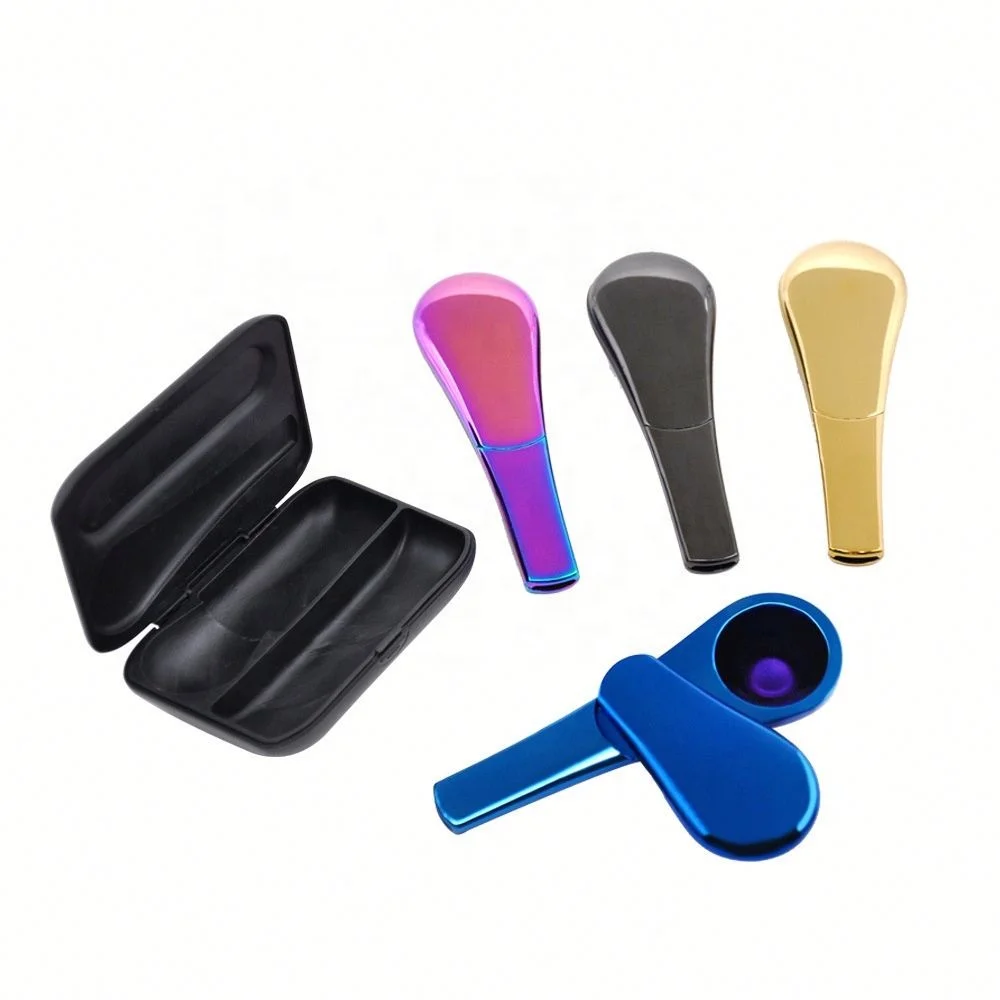 

Creative Spoon Metal Pipe With Gift Box Detachable Magnet Metal Pipe Hot, Picture