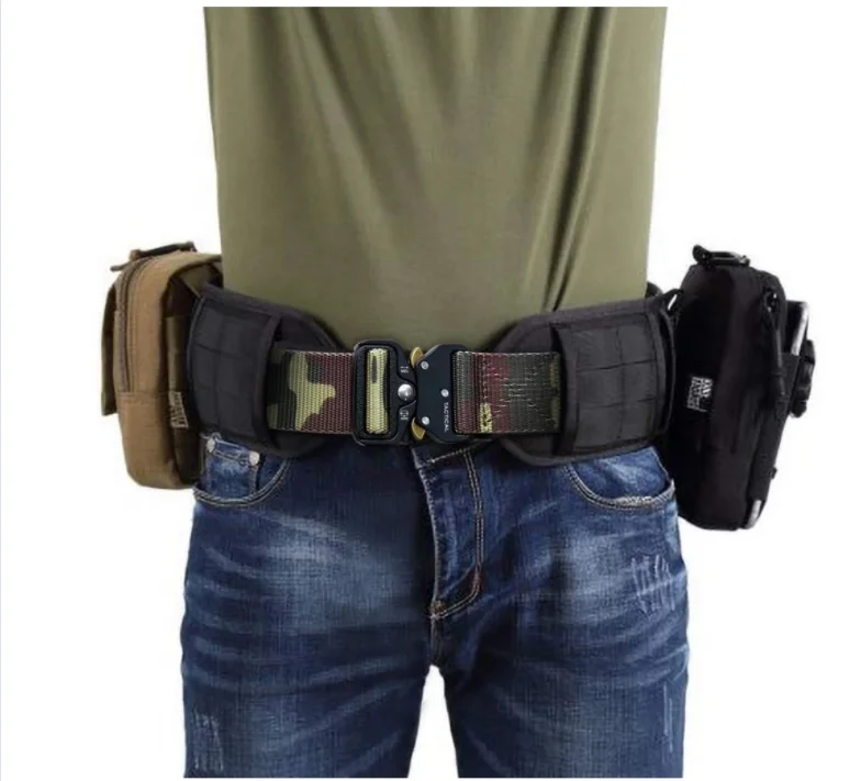 

Best price nylon gun holster belt adjustable and durable material logo customized for people, Black/dark green/brown