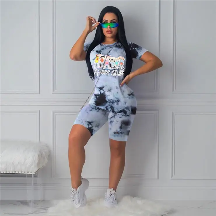 

Printed Sport Casual Trouser Suit Women Two Piece Sets Womens Clothing