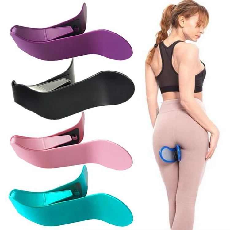 

Women Hip Trainer Pelvic Floor Muscle Training Medial Exerciser Home Inner Thigh Correction Buttocks, Black blue pink purple orange