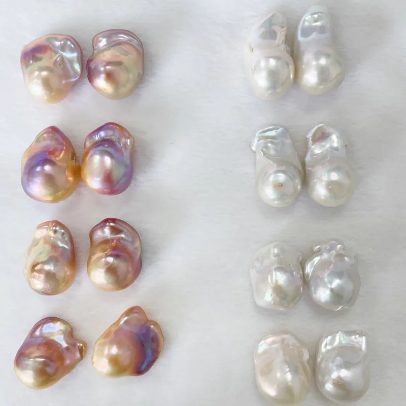 

3A 15-16mm Baroque Pearl Natural Irregular Freshwater Loose Pearl Beads for Jewelry Making DIY Bracelets