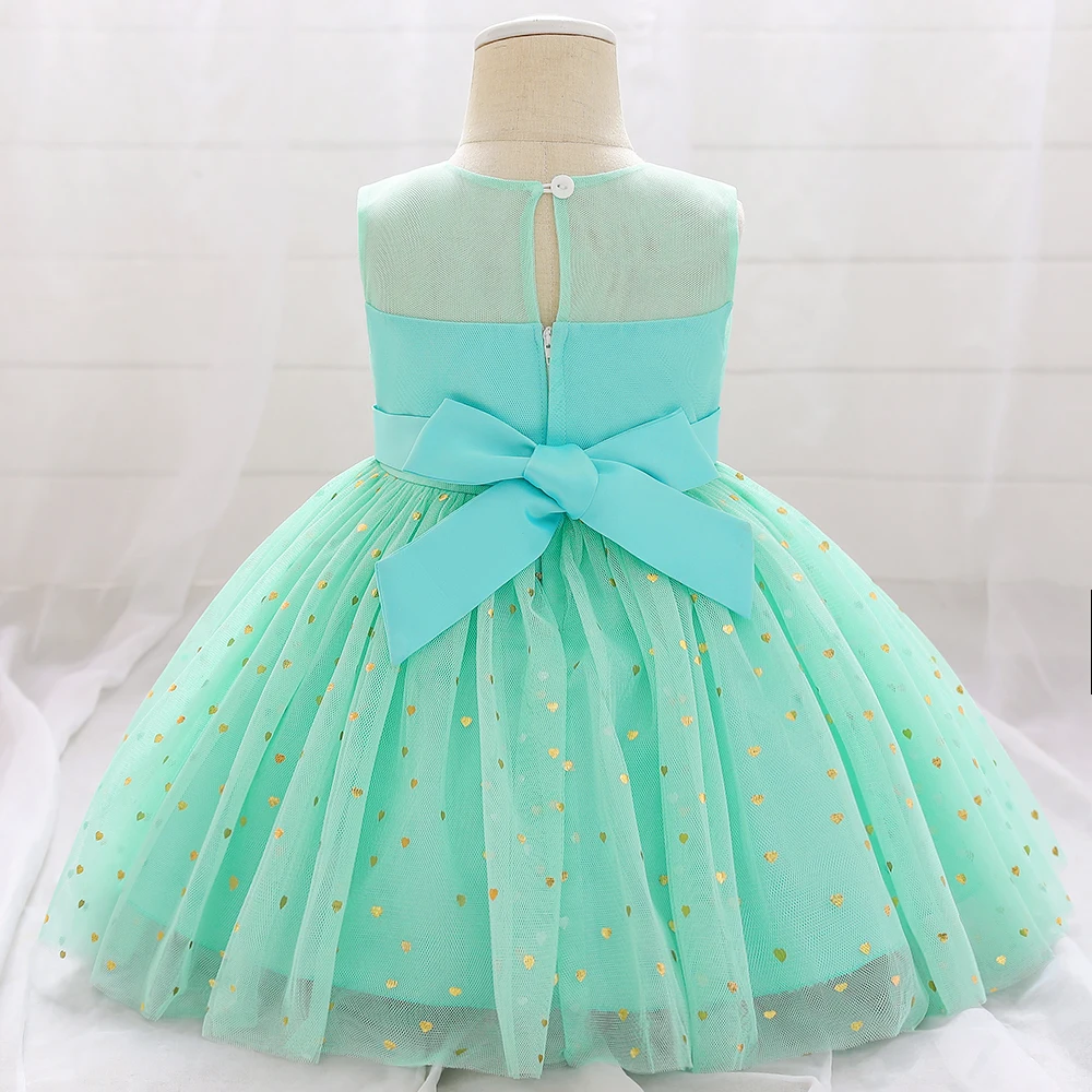 

MQATZ new girls party dress for kids flower girl 1 year puffy dress Shining fairy princess dress L1996xz