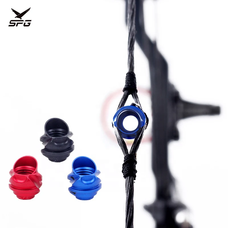 

Wholesale Archery Peep Sights Compound Bow String Aluminum proffessional 37 Degree Peep Sights, Black blue red