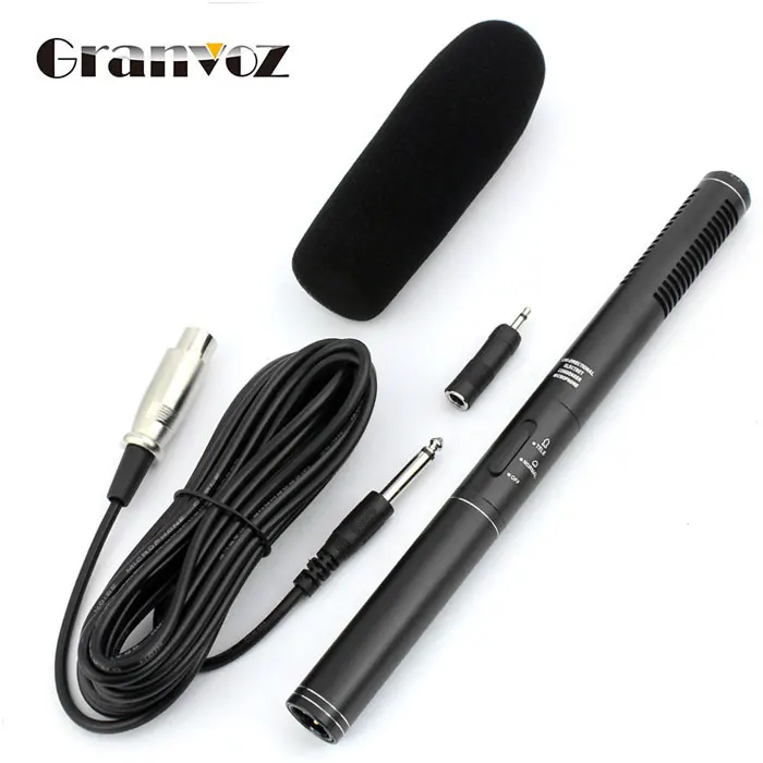 

pro interview short gun microphone for smartphone sand Digital camera, Black