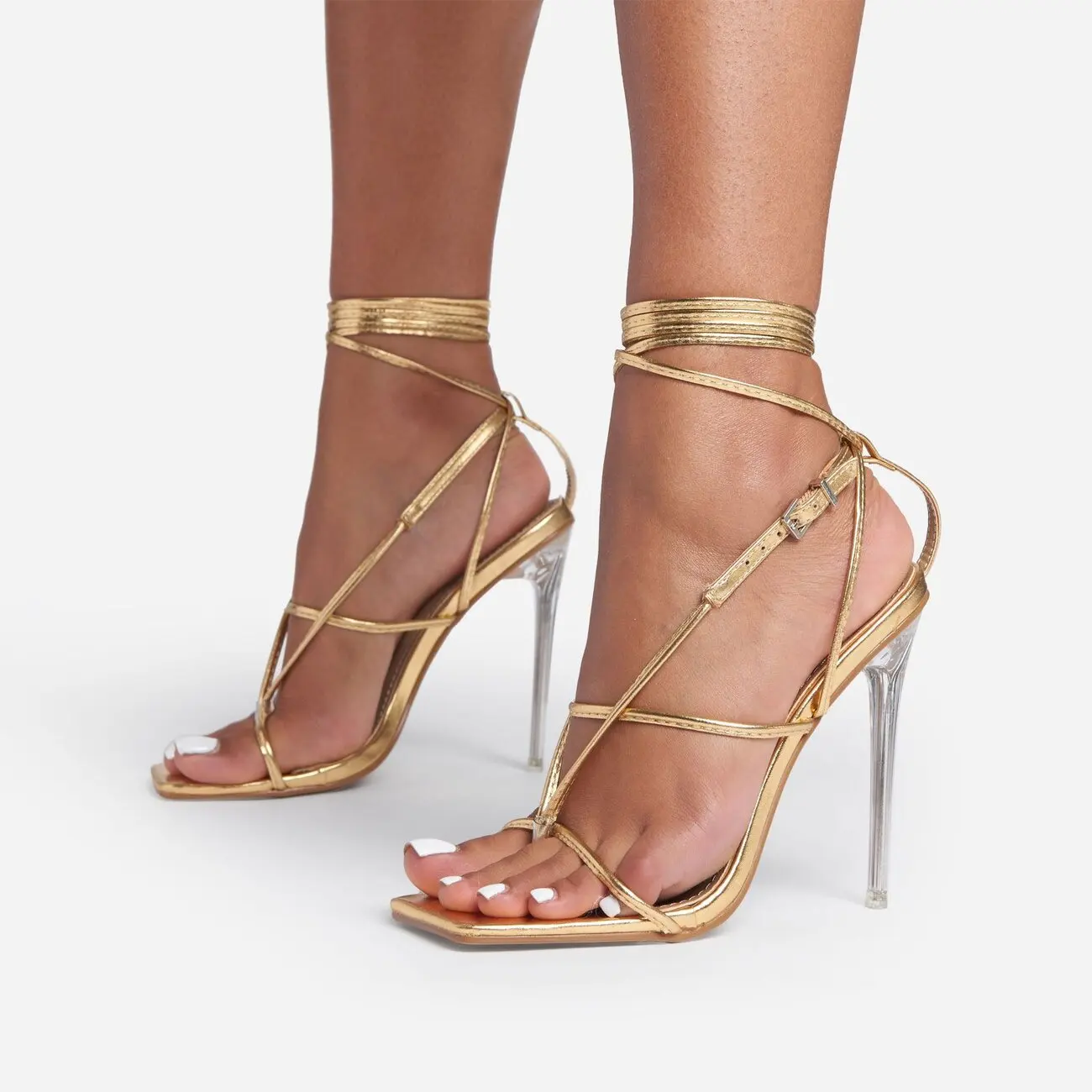 

BUSY GIRL BLS1053 new fashion high heels sexy shoes chaussures-femm talon clear stripper women high heels 2020 sandals