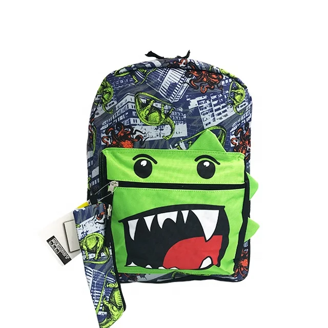 

Cartoon 3D 600D animal Kids Backpack Light Weight Children's bag baby's cartoon shoulder School Bag with for Boys