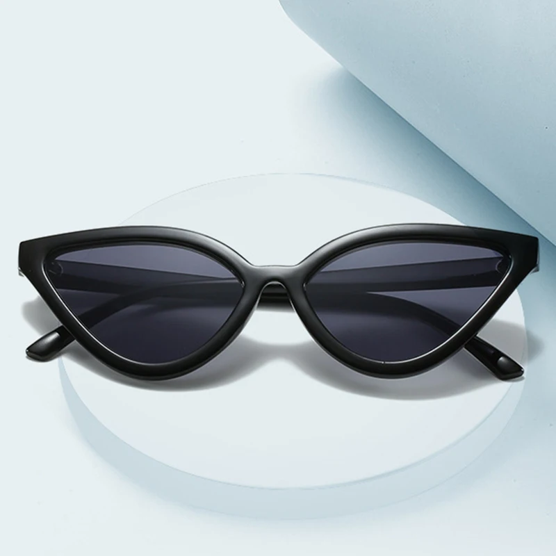 

Nx259 New Arrivals Triangle Sunglasses 2021 Thick Cat Eye Women Glasses Sunglasses, 8 colors