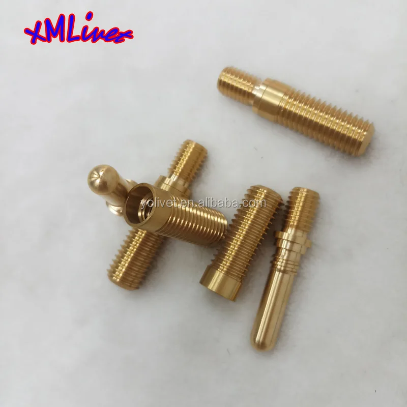 Xmlivet Female And Male Snooker Cue Joint Parts Pool Stick Brass Pin