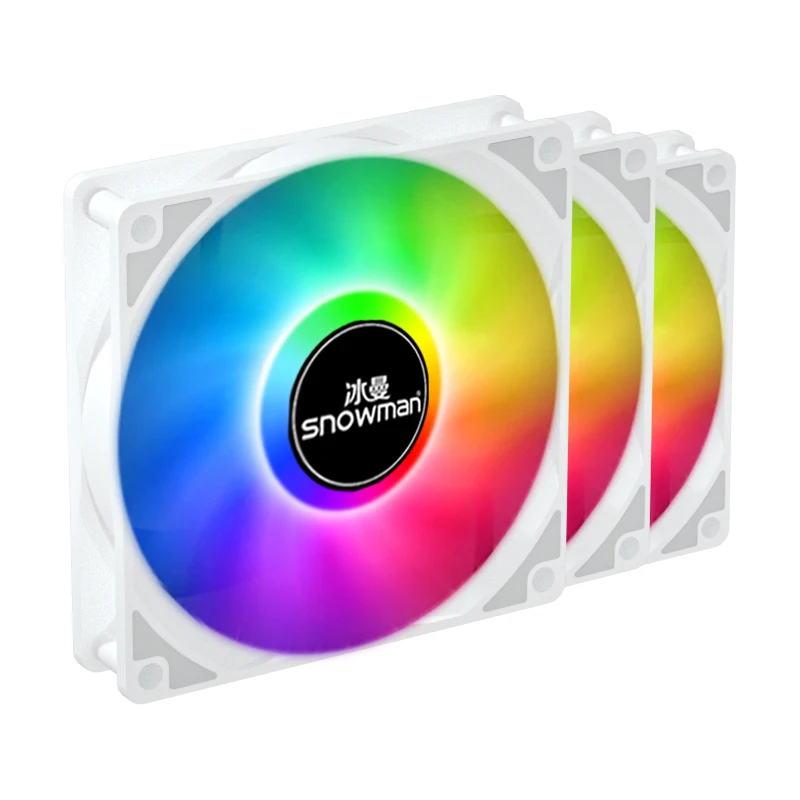 

SNOWMAN Global Popular ARGB Cooling Fan 120mm PC Case Fans ARGB With Fan LED For Gaming Air Coolers