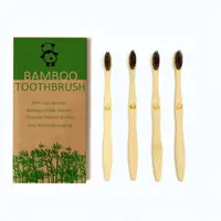 

Biodegradable travel toothbrush Eco Friendly Compostable Bamboo Toothbrush Zero waste bamboo natural toothbrush