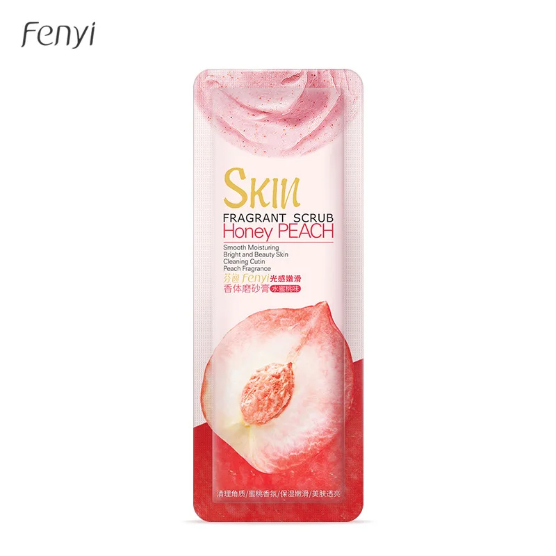 

Natural Exfoliating Organic Fragrant Moisturizing Whitening Fruit Peach Body Scrub