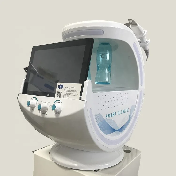 

new 7 in 1 skin deep clean dermabrasion skin rejuvenation +skin analyzer multifunctional machine, White