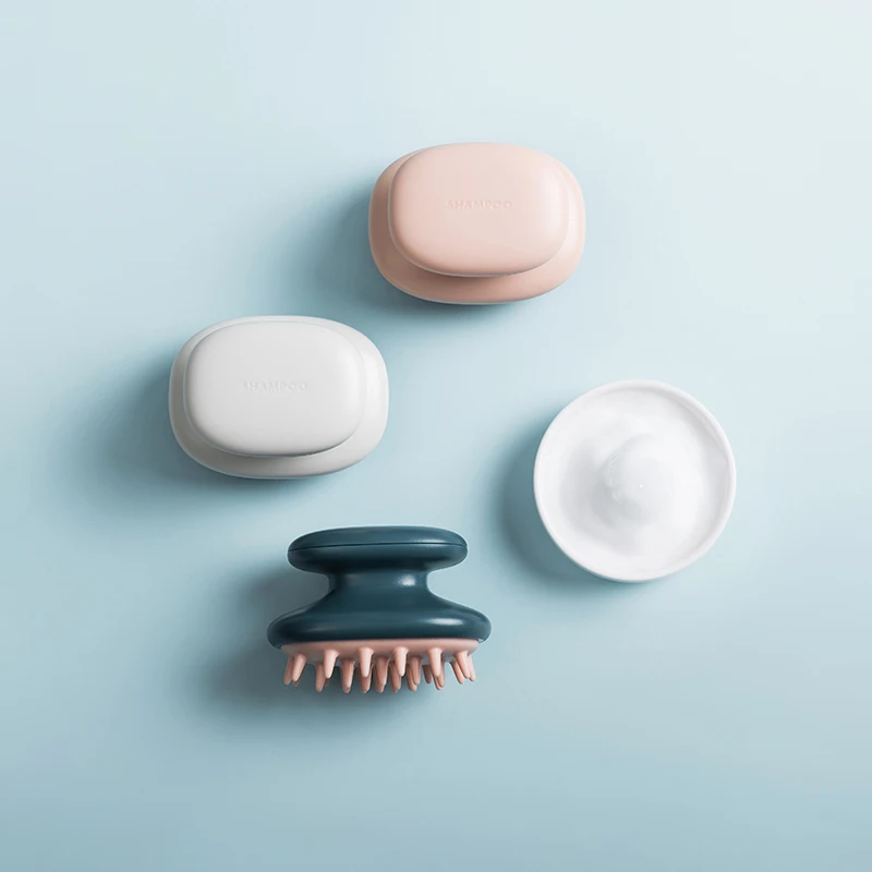 

NEW design silicone shampoo brush hair massage comb, Customized color
