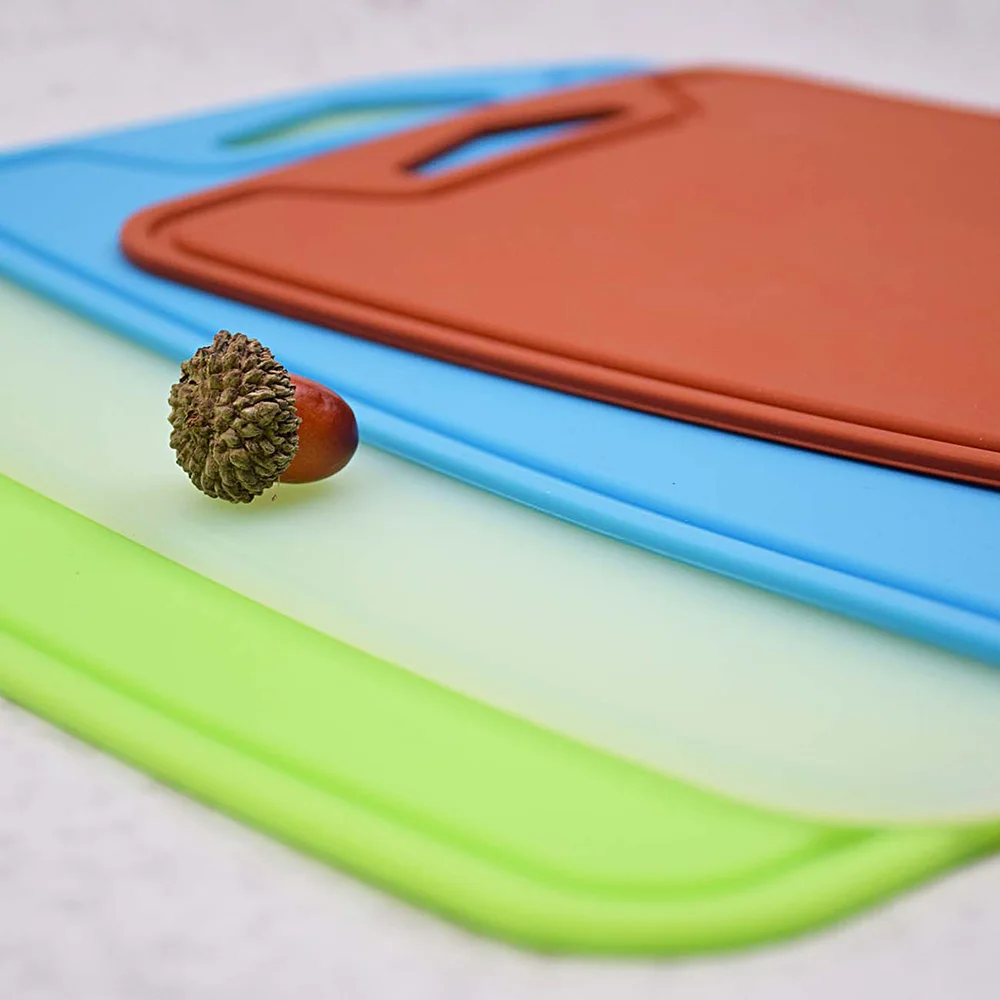 折叠硅胶砧板砧板塑料单件包装矩形环保ce/eu库存lfgb ciq eec