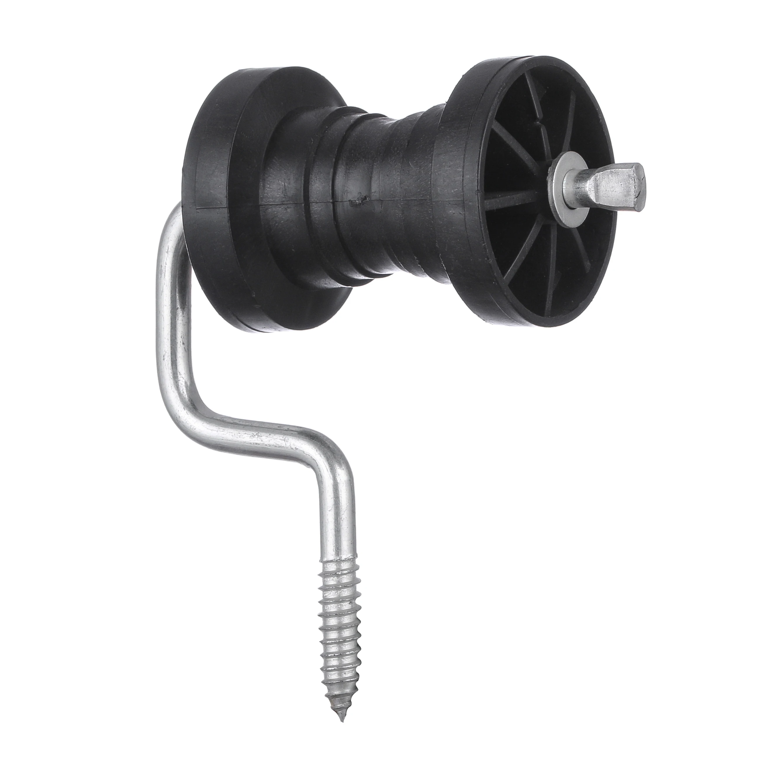 

Corner Insulator to Screw for Polytape, Pulley Type, Black