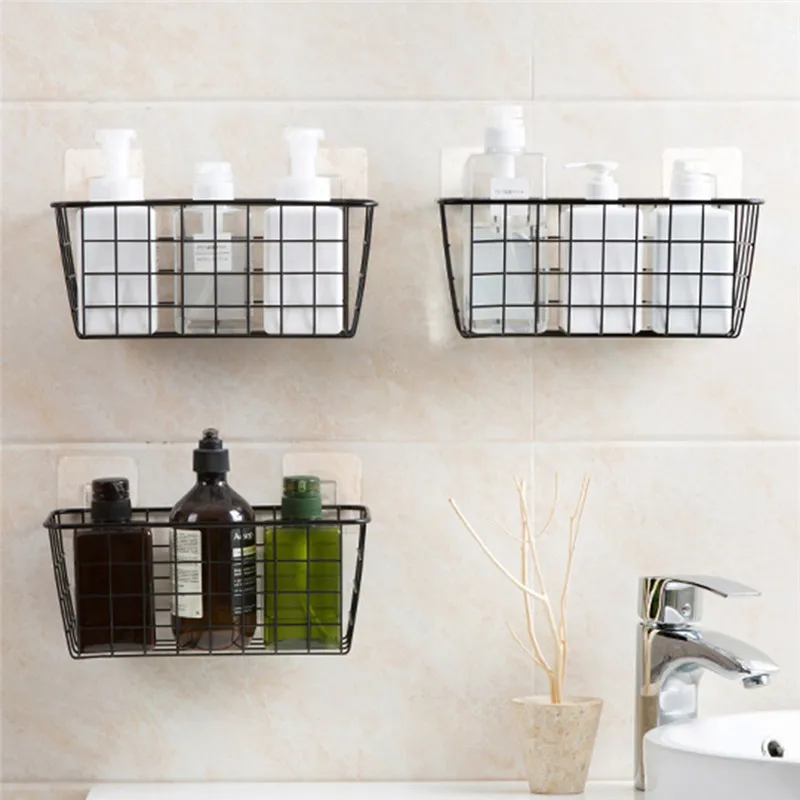 

Bathroom Kitchen Accessories Storage Organization Storage Basket Rectangular Storage Box Wall Hanging Rack