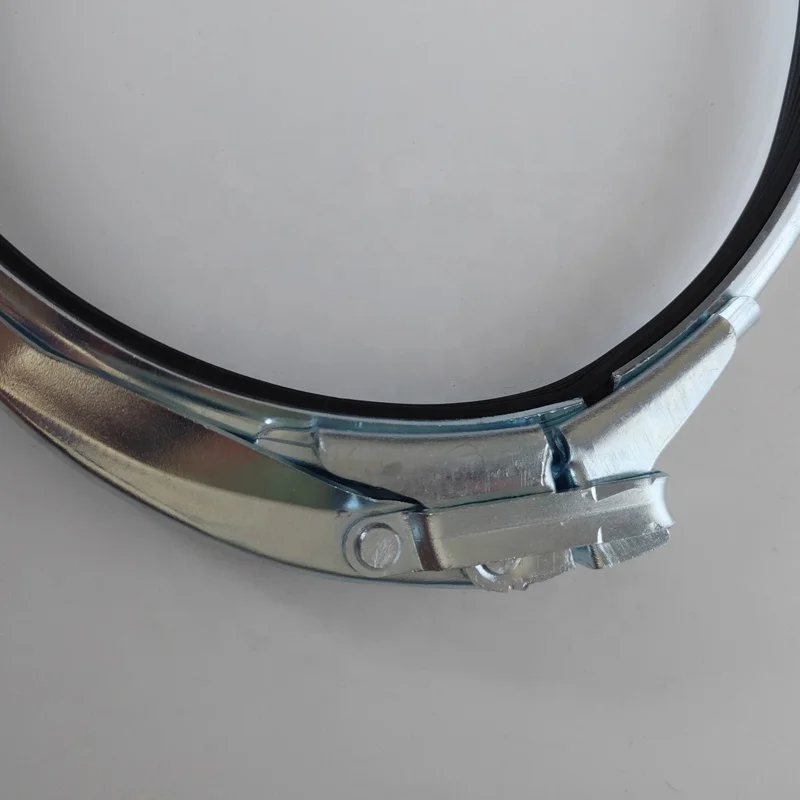 Galvanized Quick Locking Pipe Clamp For Pneumatic Conveying System