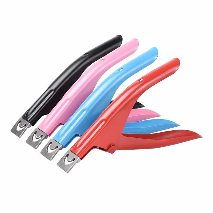 

Professional Nail Art Tools U-shaped French Style Nail Extension Edge Cutters Clipper Artificial Acrylic False Nail Tip Cutters, Blue/black/pink/red