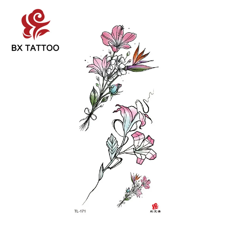 

BXTAT TL169 - TL174 Small Quotes Beauty Face Eye Shoe Heart Kiss Skull Horse Herbaceous Plants Flowers Birds Lotus Rose Tempora