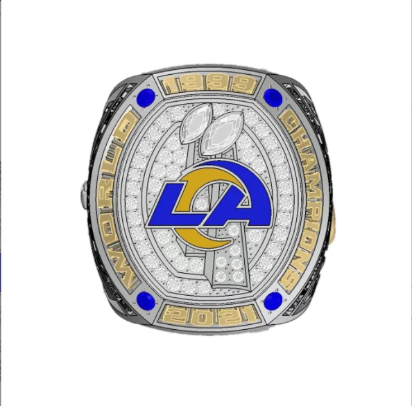 

NFL 2021 st. Louis RAMS championship ring Europe and America popular memorial nostalgic classic ring