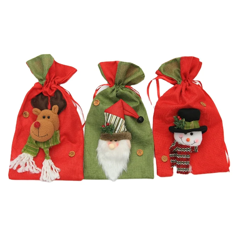 

Christmas bell candy gift bag Christmas children gift bag Christmas decorations