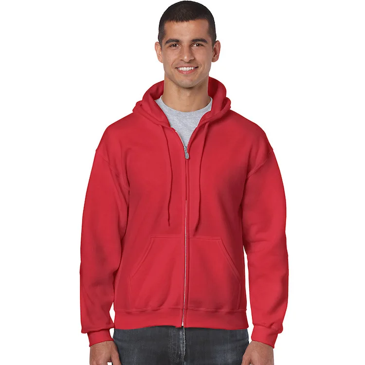 

China Supplier Diy Design Printing Multi Color Plain Organic Oversized Zip Up Hoodies for Men