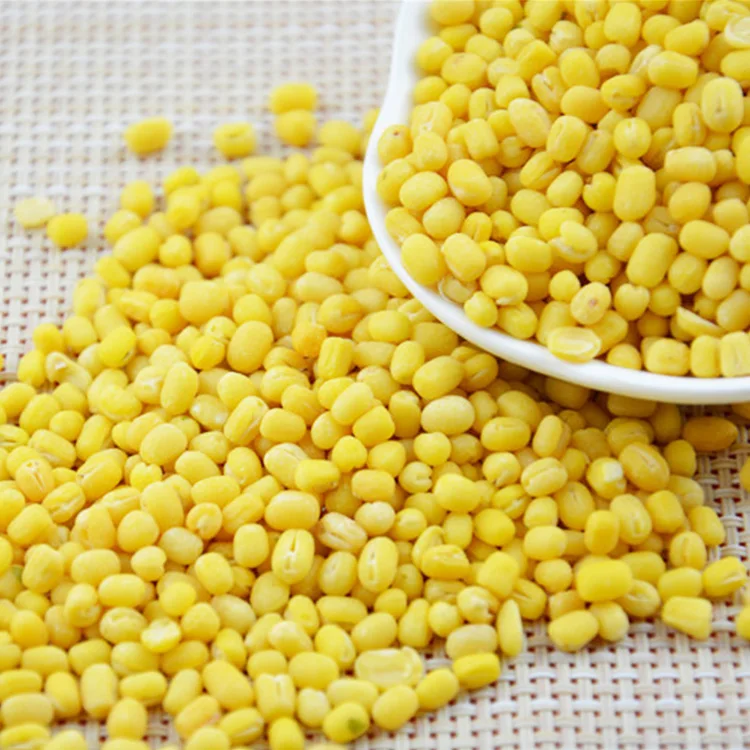 
Custom Small To Medium Round Peeled Green Mung Beans Split 