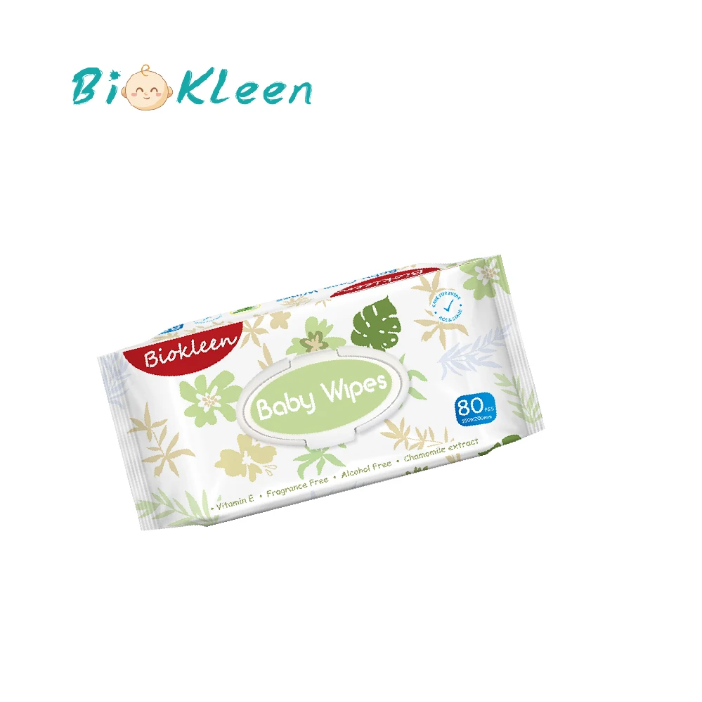 

Biokleen Unscented Paraben Free Baby Wipes Organic Bamboo