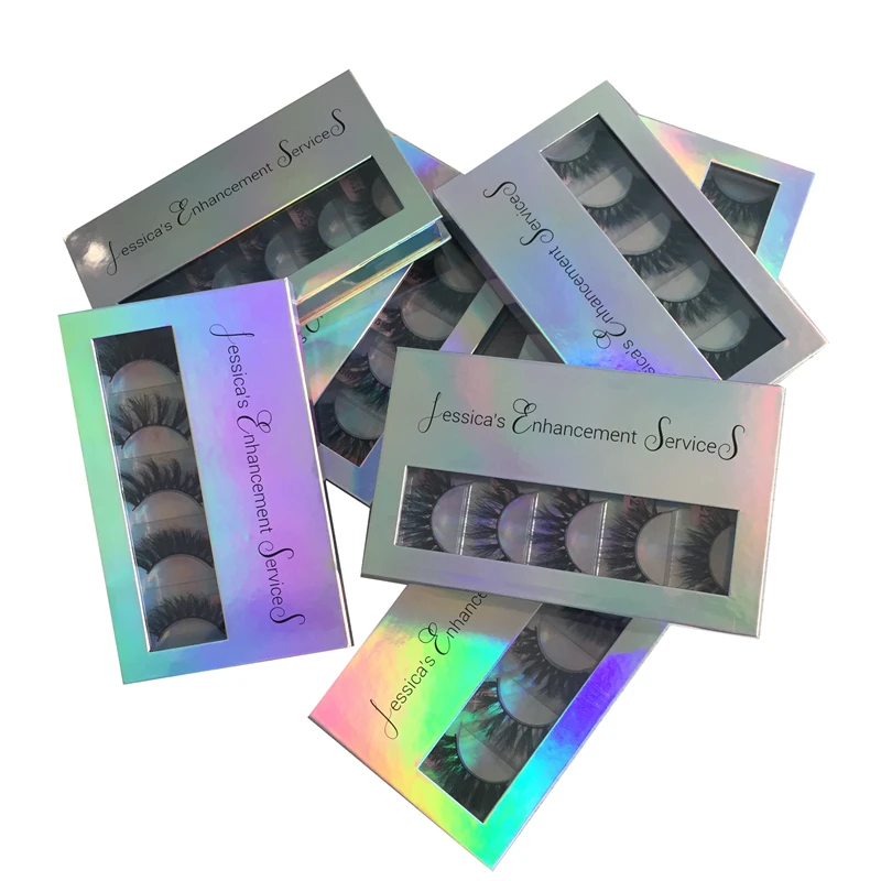 

mink lashes free shipping custom logo 5 pair lashbook packaging 30 mm 3d mink eyelash magnetic lashbox packaging