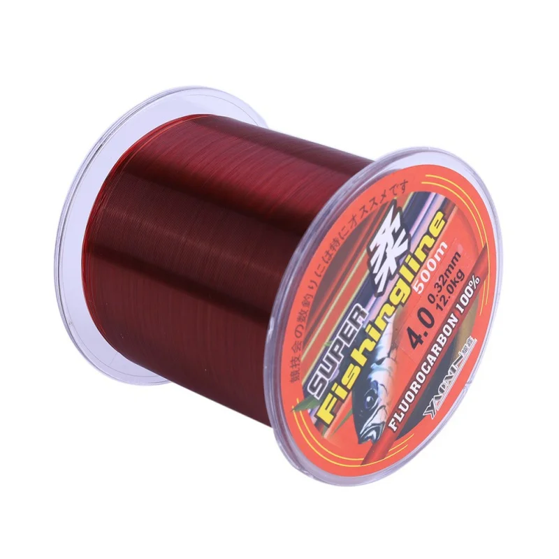 

500M High Weight Nylon Monofilament Leader Fly Line Strong Abrasion Resistance Fishing Wire For Freshwater Saltwater Fishing