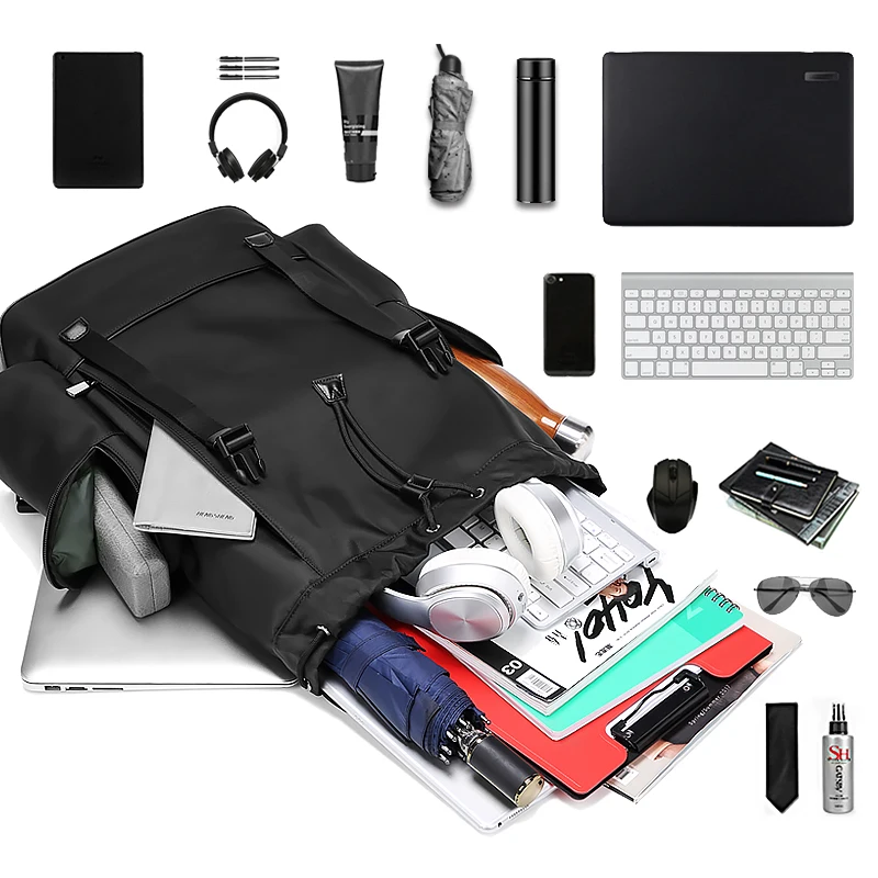 

business bags for men with usb charging port travel waterproof Laptop Backpacks