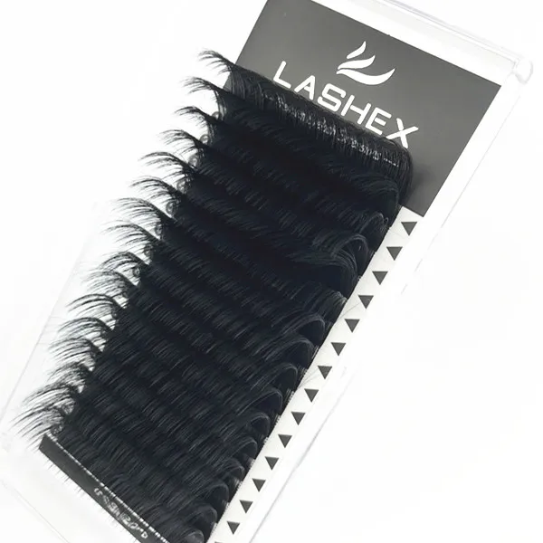 

Lashex 100% Handmade Russian Volume Eyelashes Extensions Beauty Natural Korea Silk Mink Individual Eye Lash Soft Eyelash