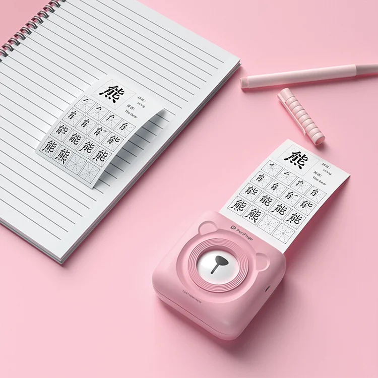 

Best Quality Blue Pink White Wireless Connect Portable Machine Label Printer Portable handheld Printers for mobile phone