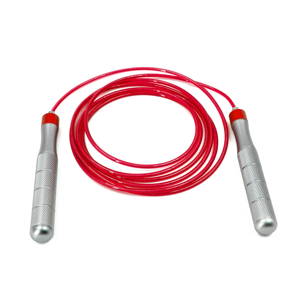 

Cheap Souvenir aluminum handle and metal rope women girl kids jump rope, Black