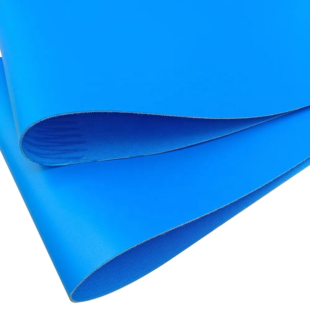 

Hot sale high abrasion blue food grade pu conveyor belt