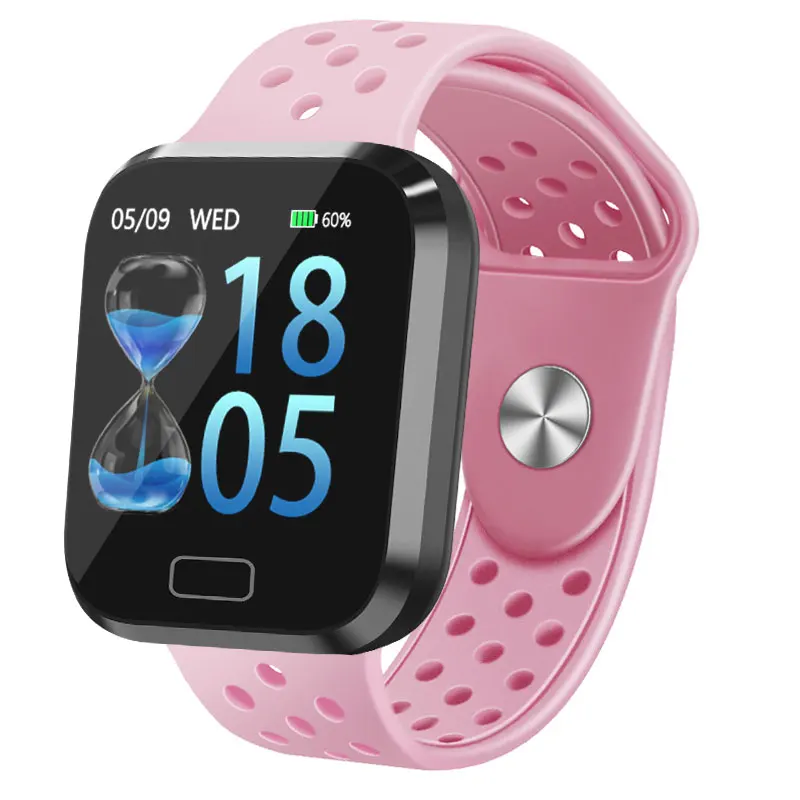 

Pink Low Price Smart Watch Heart Rate Monitor Smartwatch ring M56 bracelet for school children Support Hourly Measurement