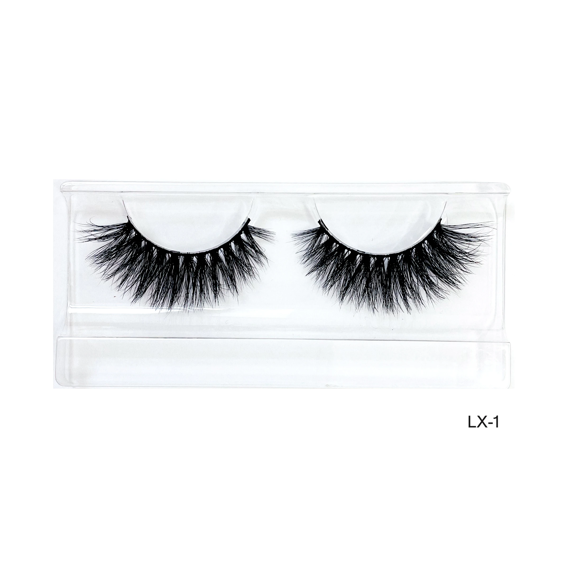 

Luxury grade 25mm lashes mink eyelashe, Black color