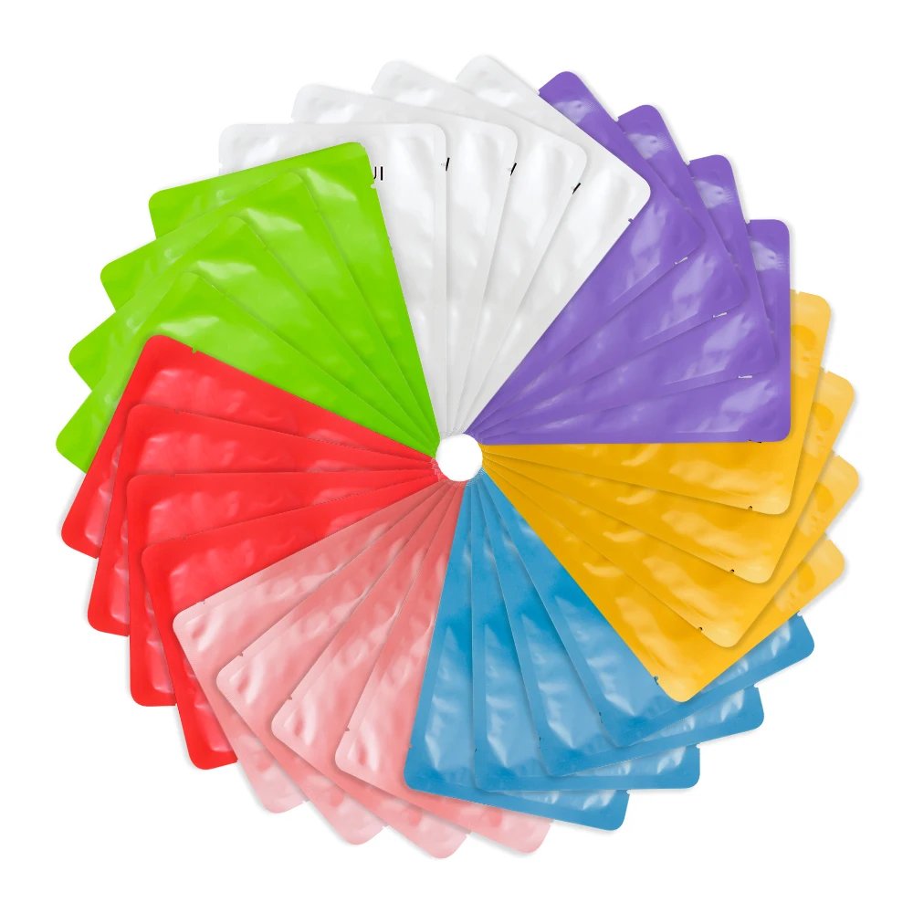

Colorful Happy Heart Mask Red Purple Blue White Whitening Repairing Moisturizing Mask 28 Pieces