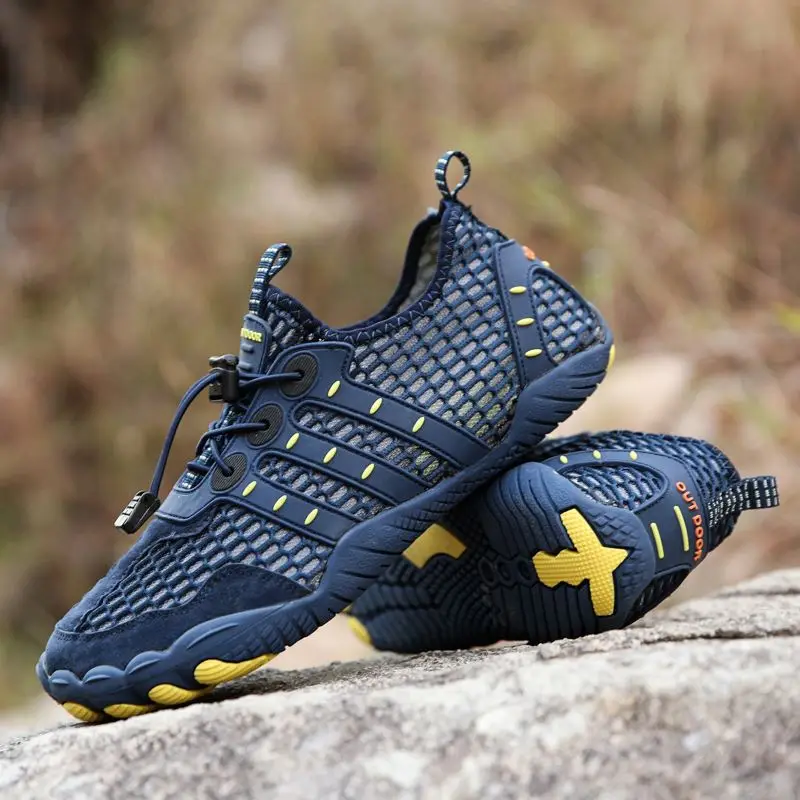 

Newest Hombrw Mens Shoes Casual Sport Sneakers Runner Lightweight Mesh Water Shoes Beach Shoes Lv