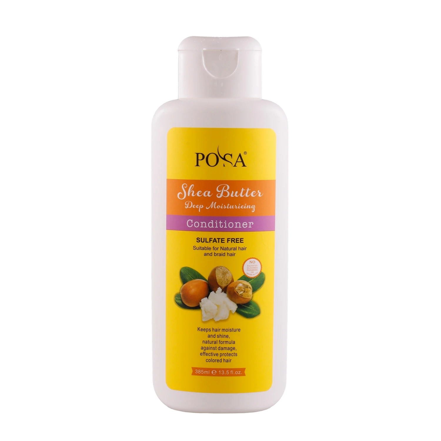 

POSA Sulphate Free Anti-Split Ends Shea Butter Conditioner Repair Damaged Hair Hair Moisture And Shine