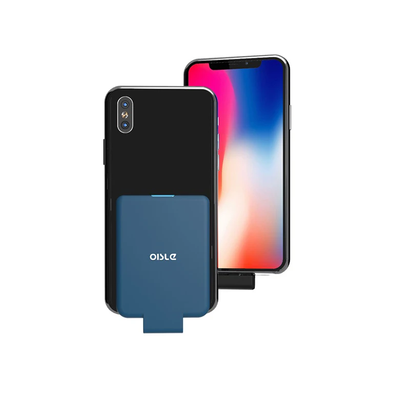 

OISLE Wireless QI Charging Phone Battery Packs Mini Power Bank Battery For Mobile Phones, Blue,red,black,pink,white