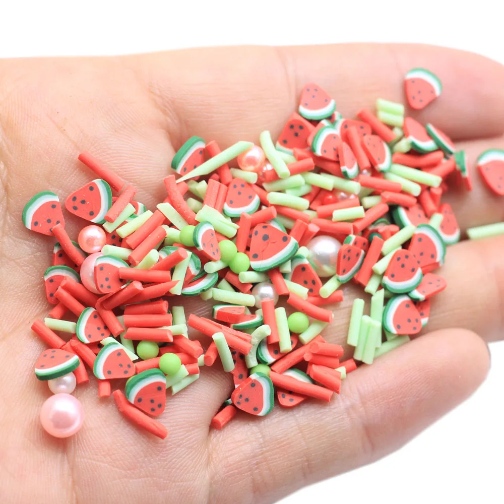 

Christmas Theme Polymer Clay Sprinkles Acrylic Pearl Beads Mix Craft for Slime Filler Diy Component Supply