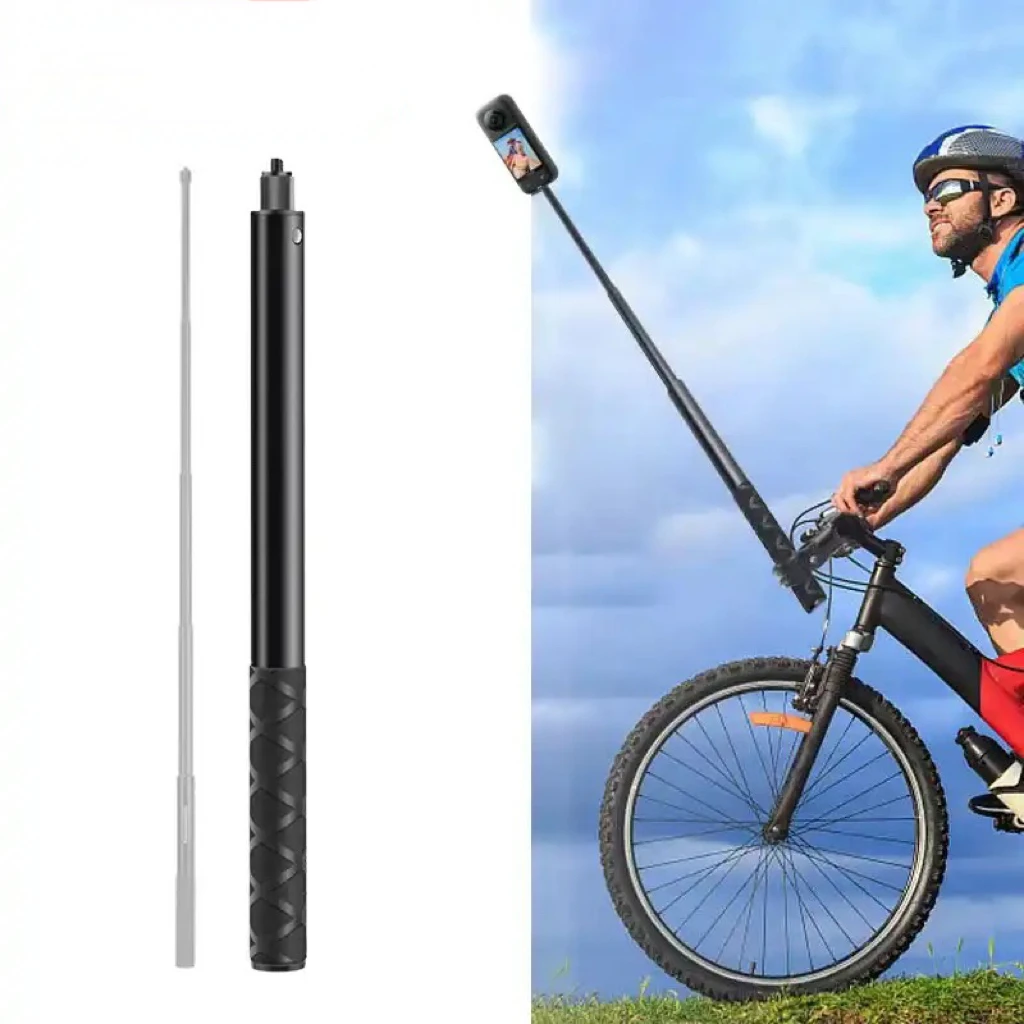 

3M Metal Invisible Extended Edition Selfie Stick Scalable Monopod For GoPro Insta360 X2 X3 Accessories Stick Tripod
