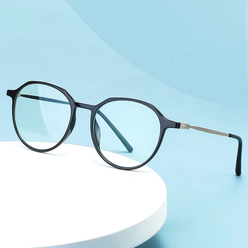 

Eyewear 903 Hot Sales Women's Anti Blue Ray Optical Glasses Ins Fashion Spectacle Frames TR90 Oval Frame Mens Myopia Eyeglasses