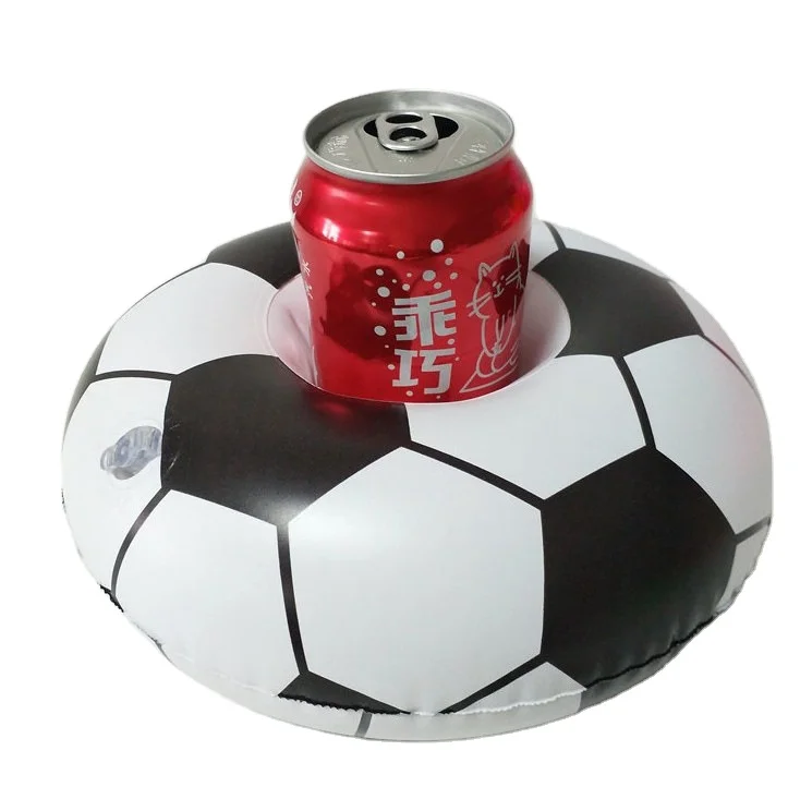 

Inflatable Football Coaster Drink Pool Float Cup Coasters Cola Beverage Cup Holder For Swimming Pool Beach Party