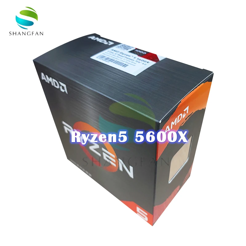 

NEW For Ryzen 5 5600X R5 5600X 3.7 GHz Six-Core twelve-Thread 65W CPU Processor L3=32M 100-000000065 Socket AM4 with cooler fan